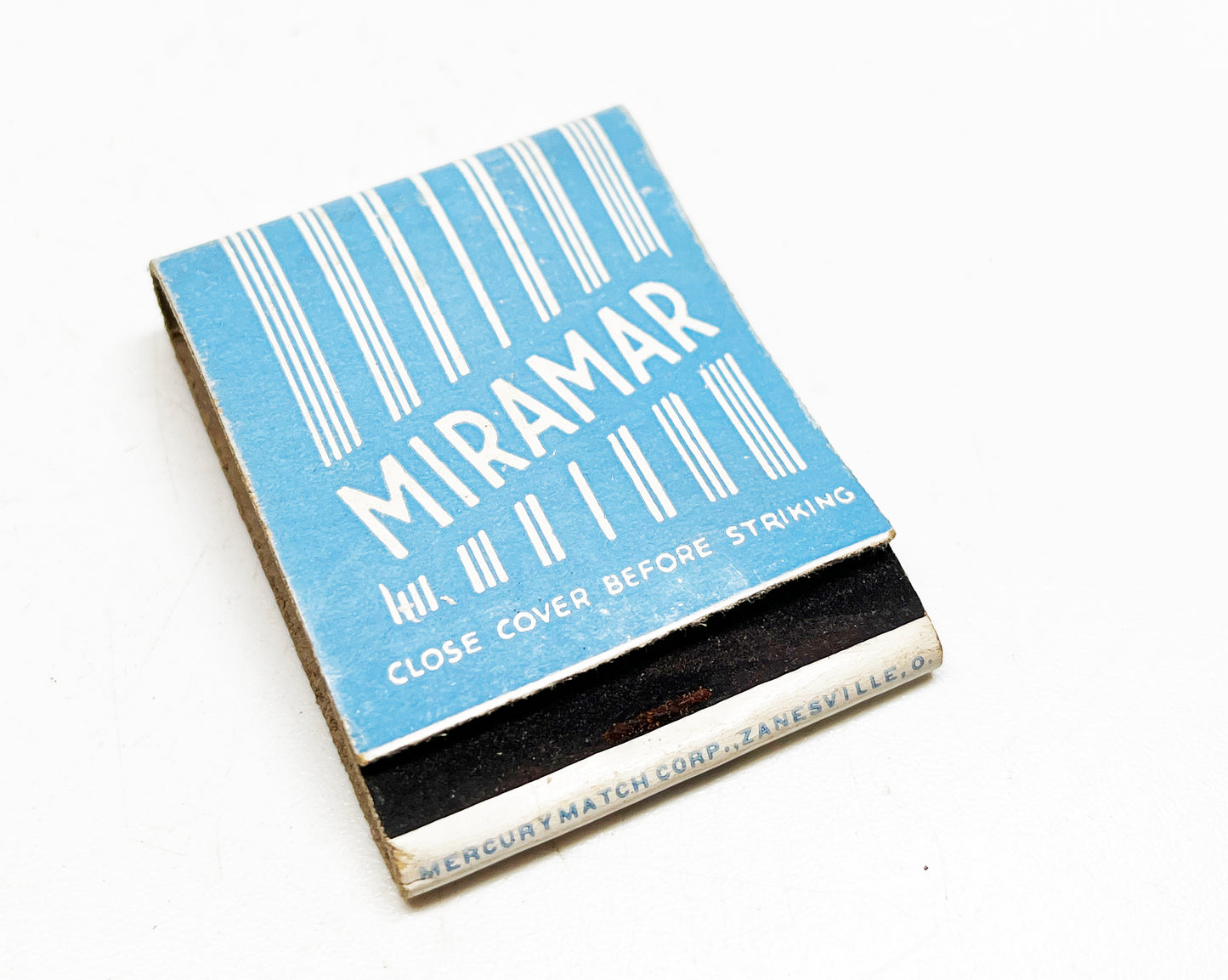 1940s Stork Club Slotted Ashtray and Oversizeds Matchbook Pair