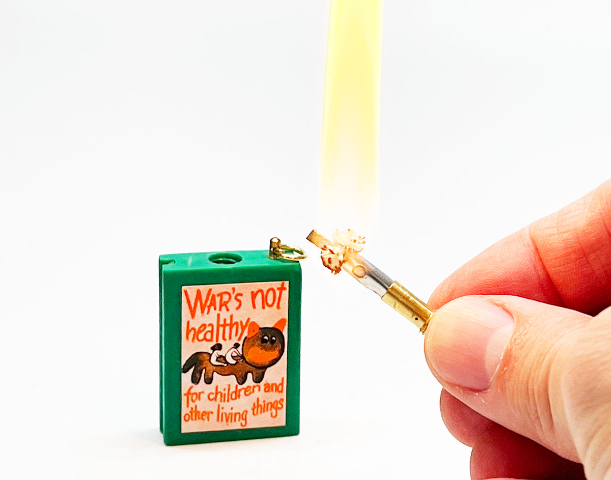 1960s Permanent Match Anti-War Striker Lighter