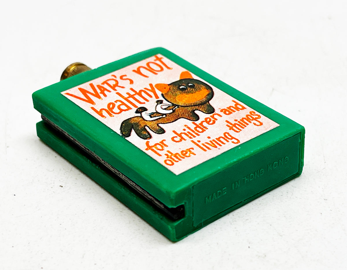 1960s Permanent Match Anti-War Striker Lighter