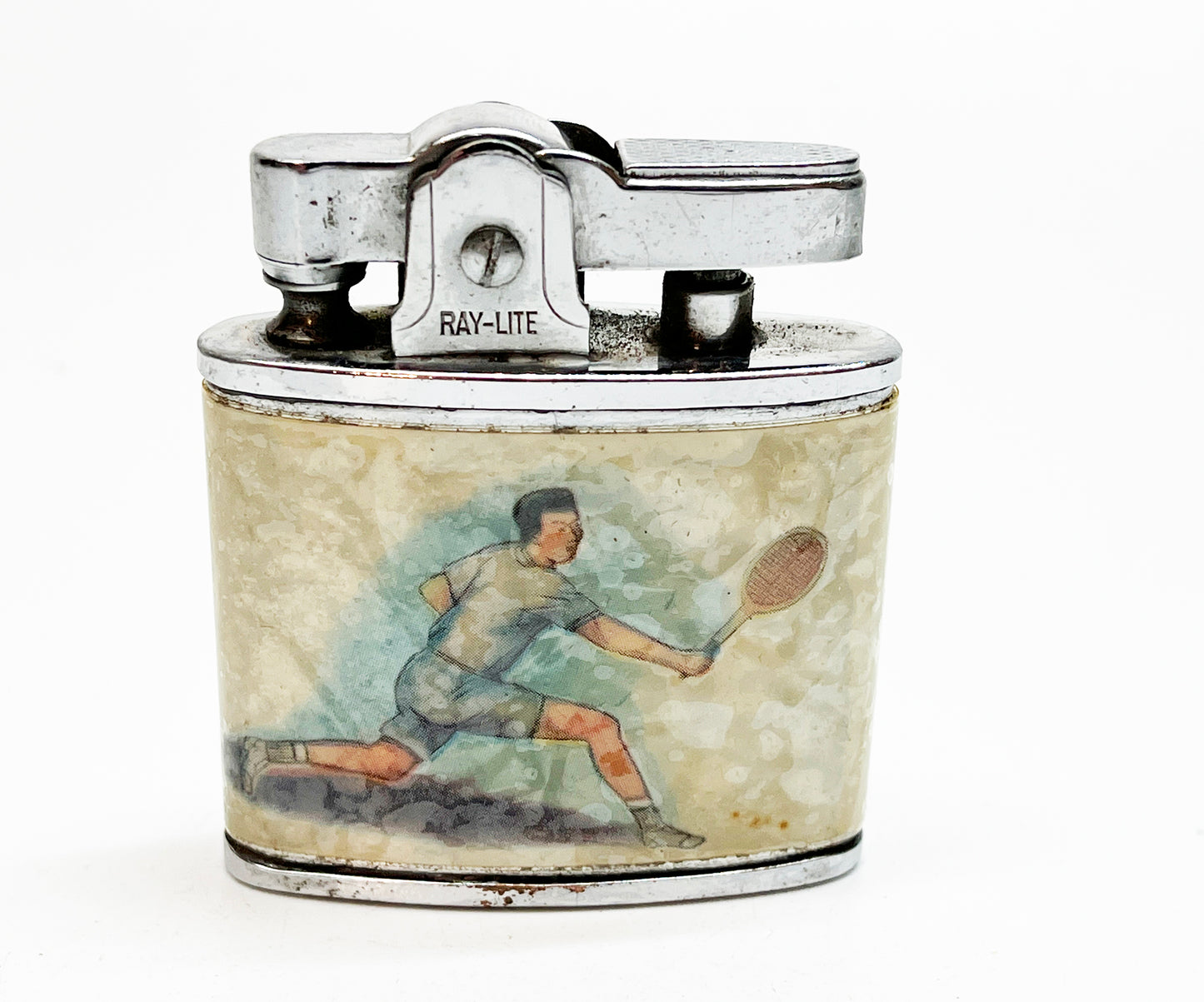 Working 1950s Tennis-Themed Lighter