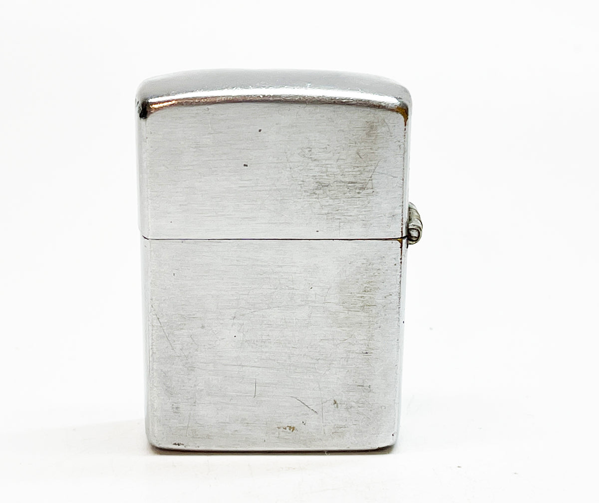 1947 - 1949 Zippo Three Barrel Hinge General Motors Advertising Lighter with Nickel Steel Insert