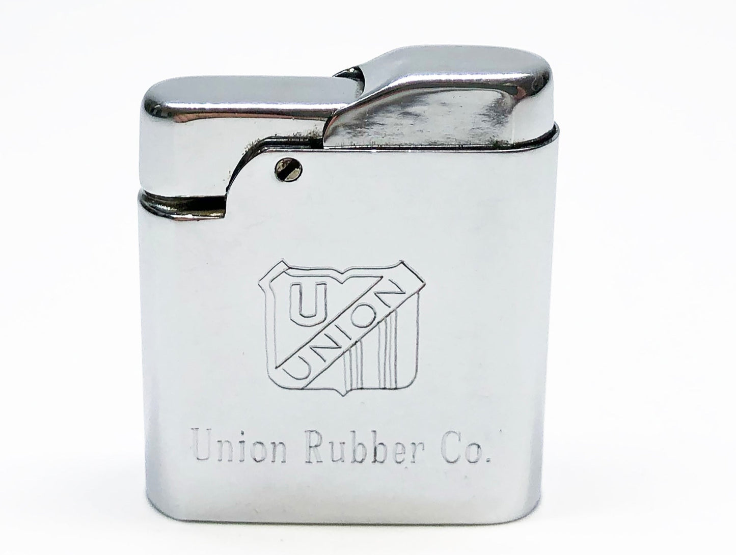 Tigges Snapmatic 1940s Union Rubber Co Advertising Lighter