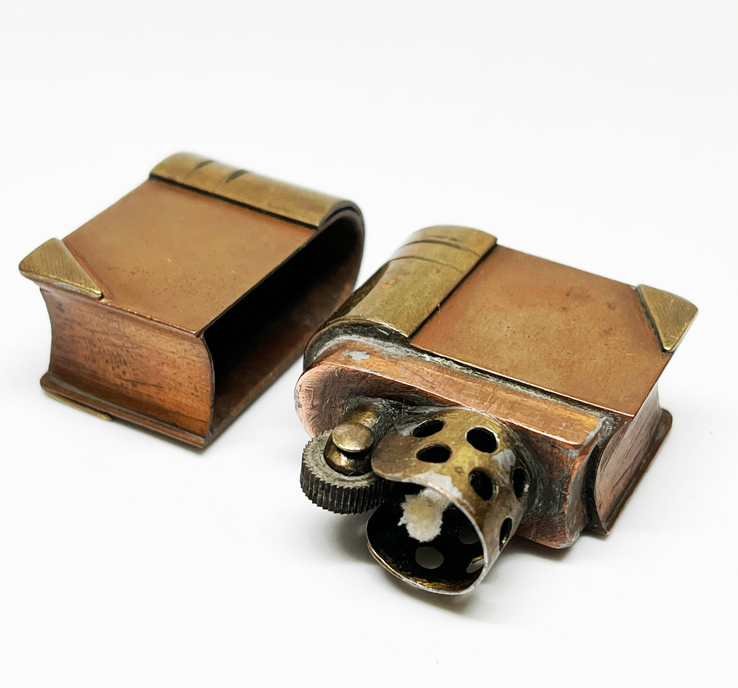 Working Book-Shaped Hand Made Trench Art Lighter