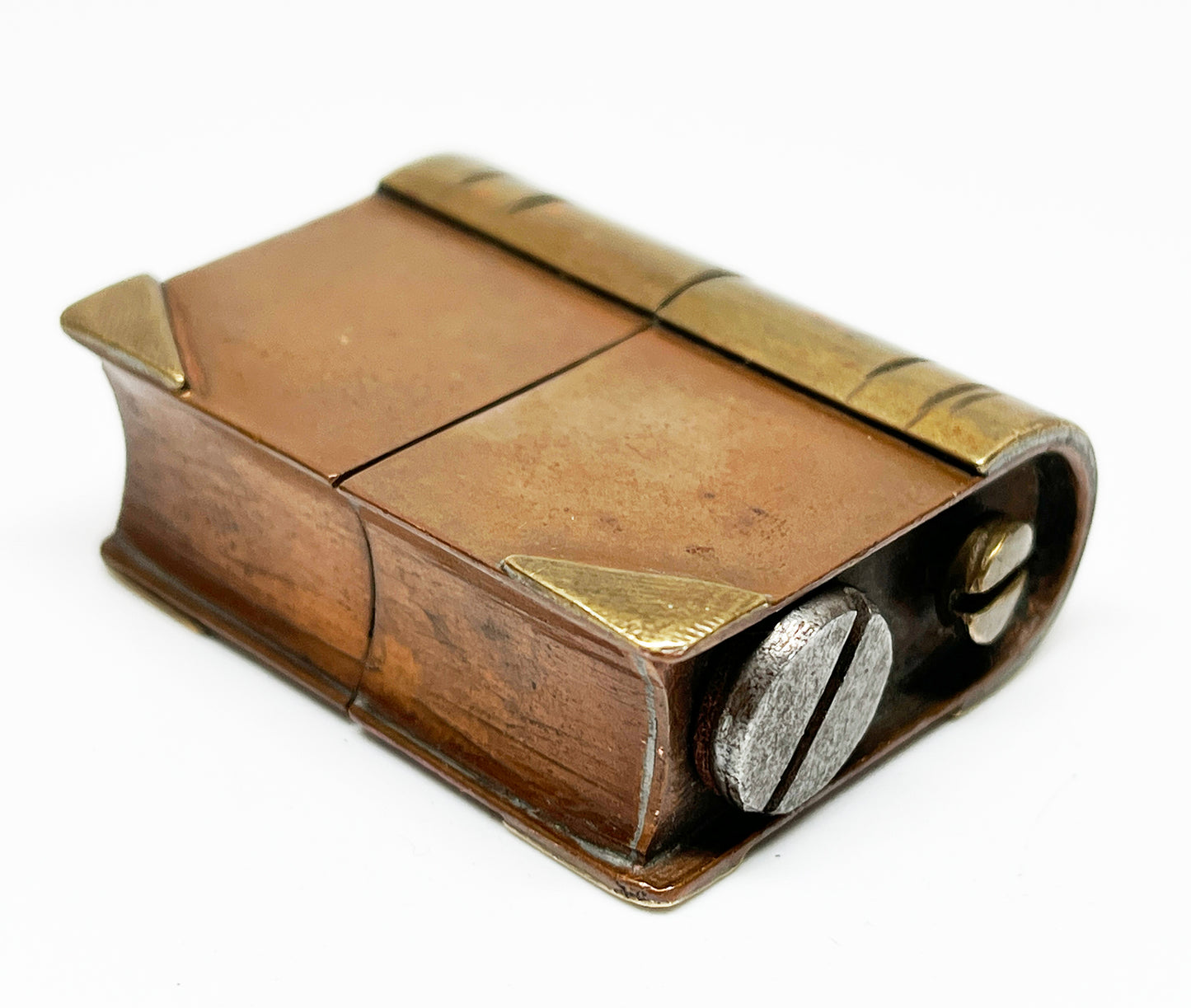 Working Book-Shaped Hand Made Trench Art Lighter