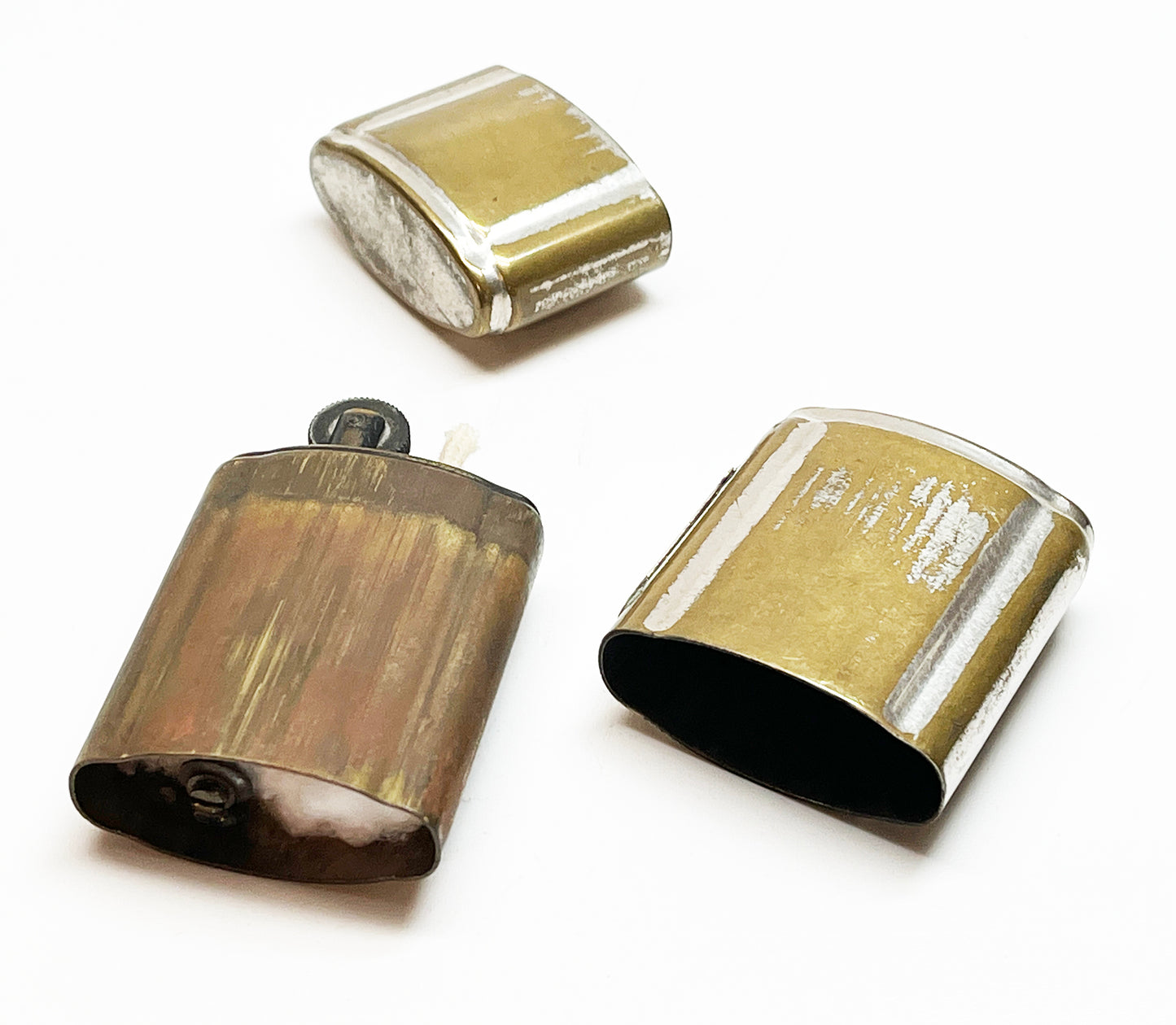 Working 1920s French Brass Sleeve Style Trench Lighter