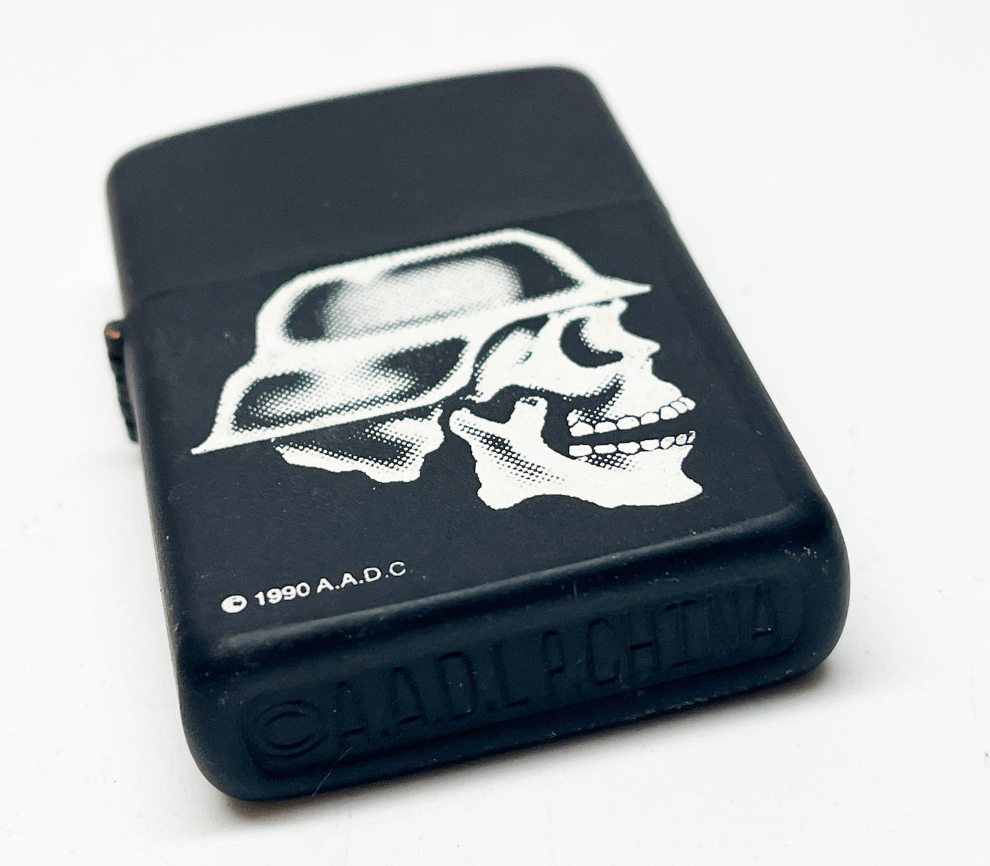 Vintage Skull Helmet Trucker Lighter