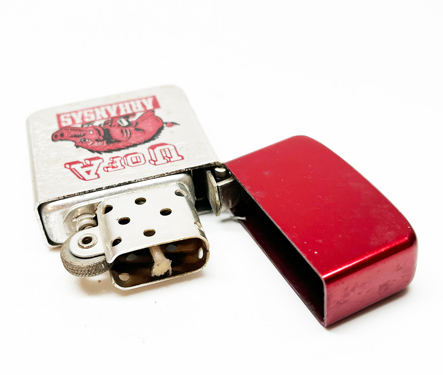 1960s University of Arkansas Razorbacks College Football Lighter