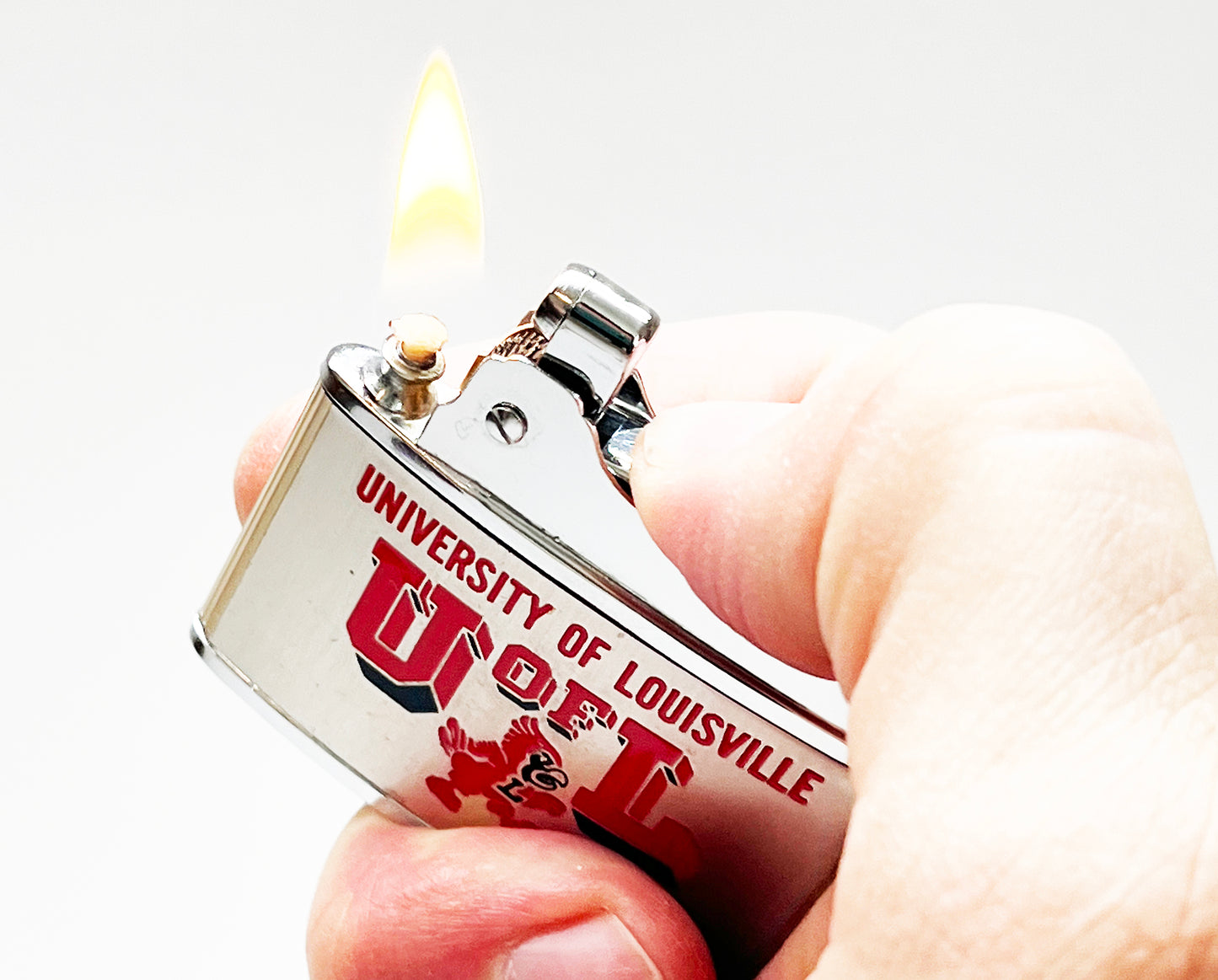 1960s University of Louisville NCAA Lighter in Original Box