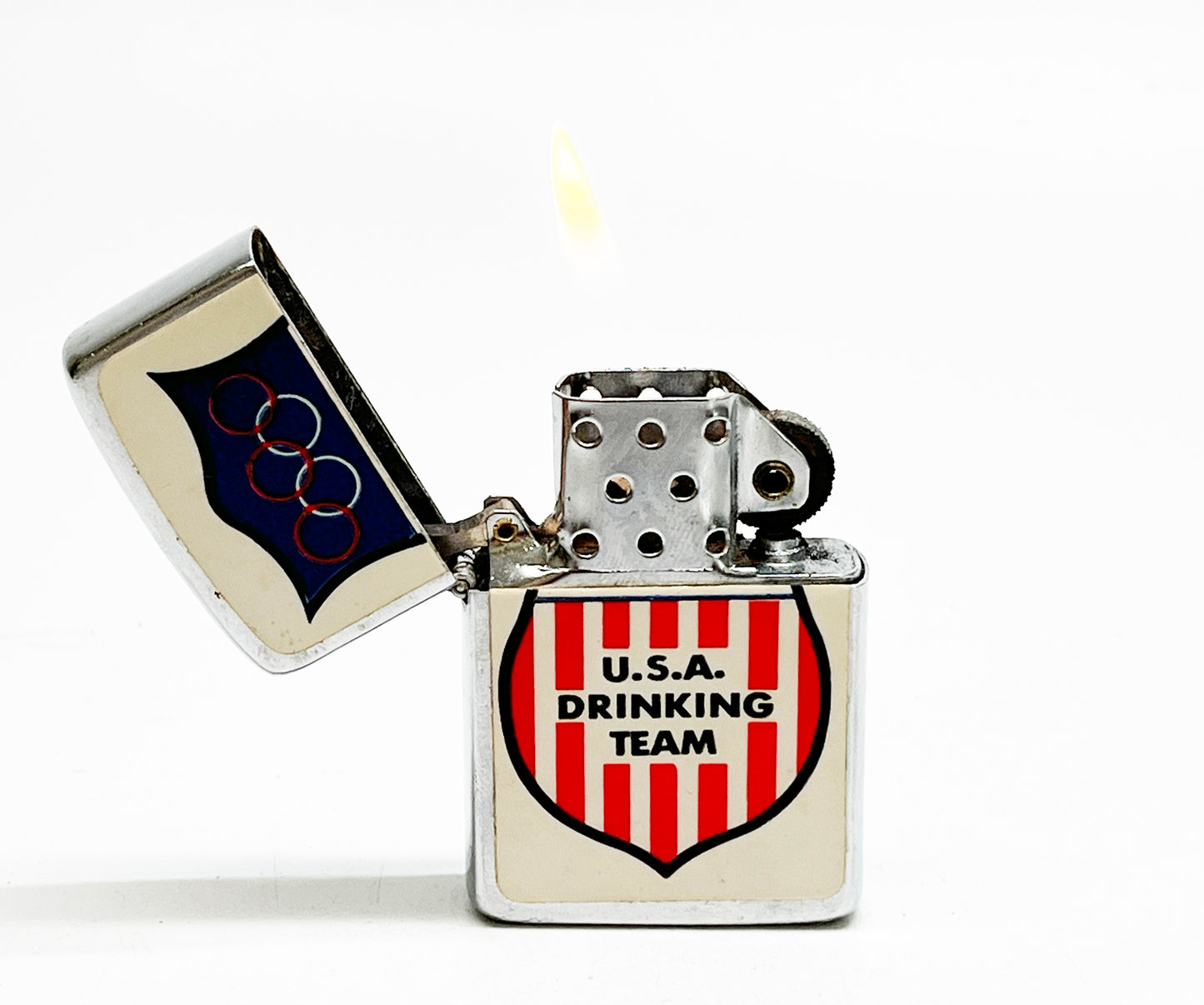 1960s USA Drinking Team Beer Advertising Lighter