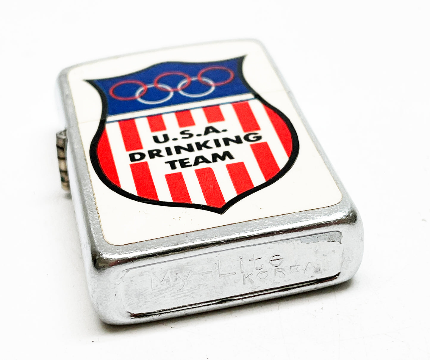 1960s USA Drinking Team Beer Advertising Lighter