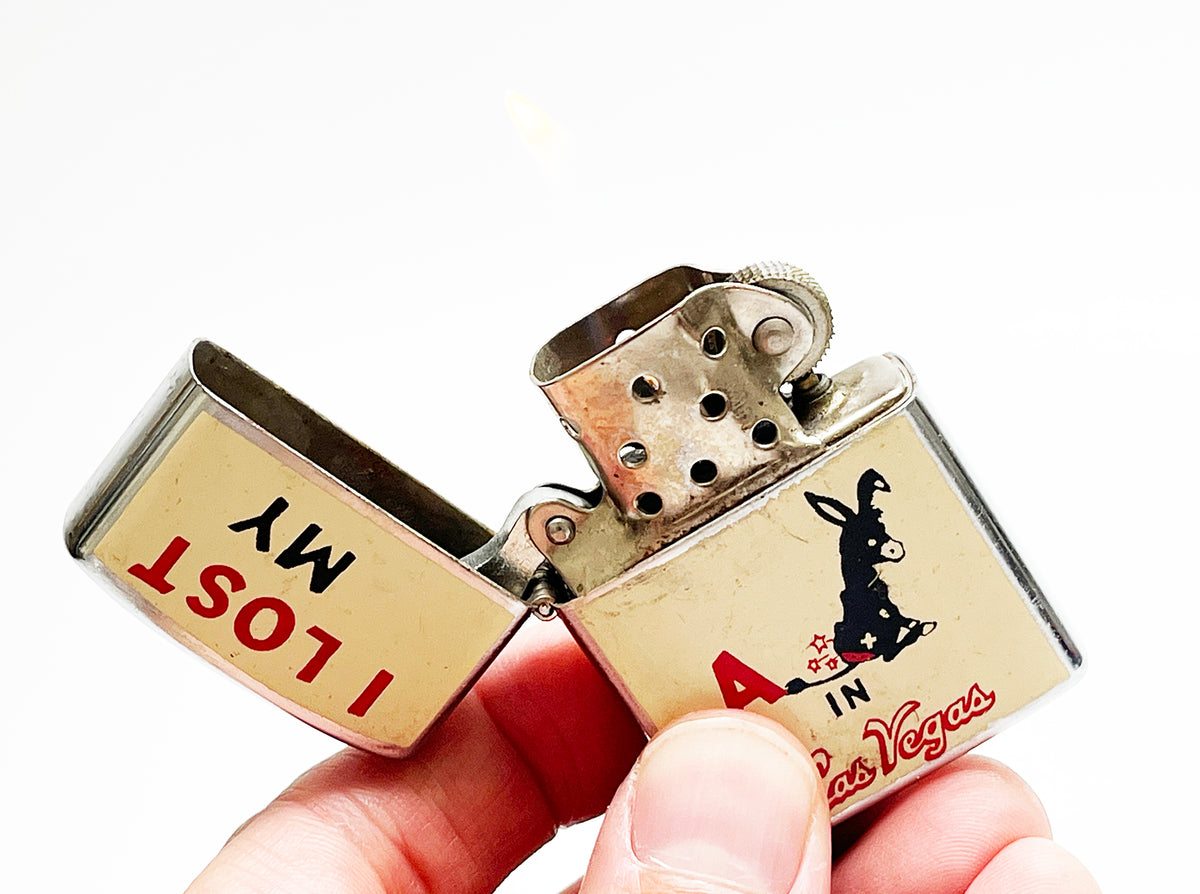 1960s I Lost My Ass In Vegas Lighter