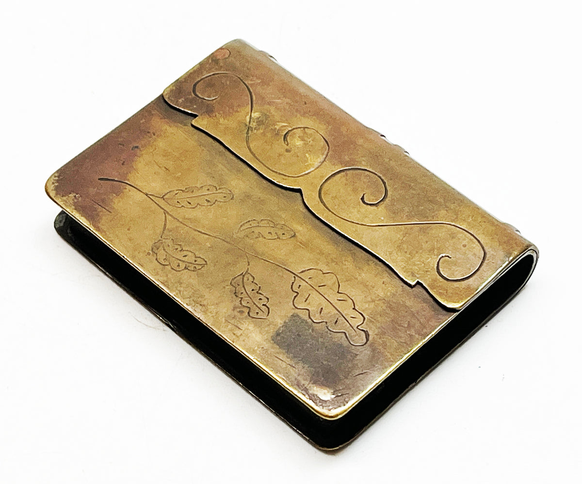 WWI Trench Art Book-Shaped Verdun Lighter
