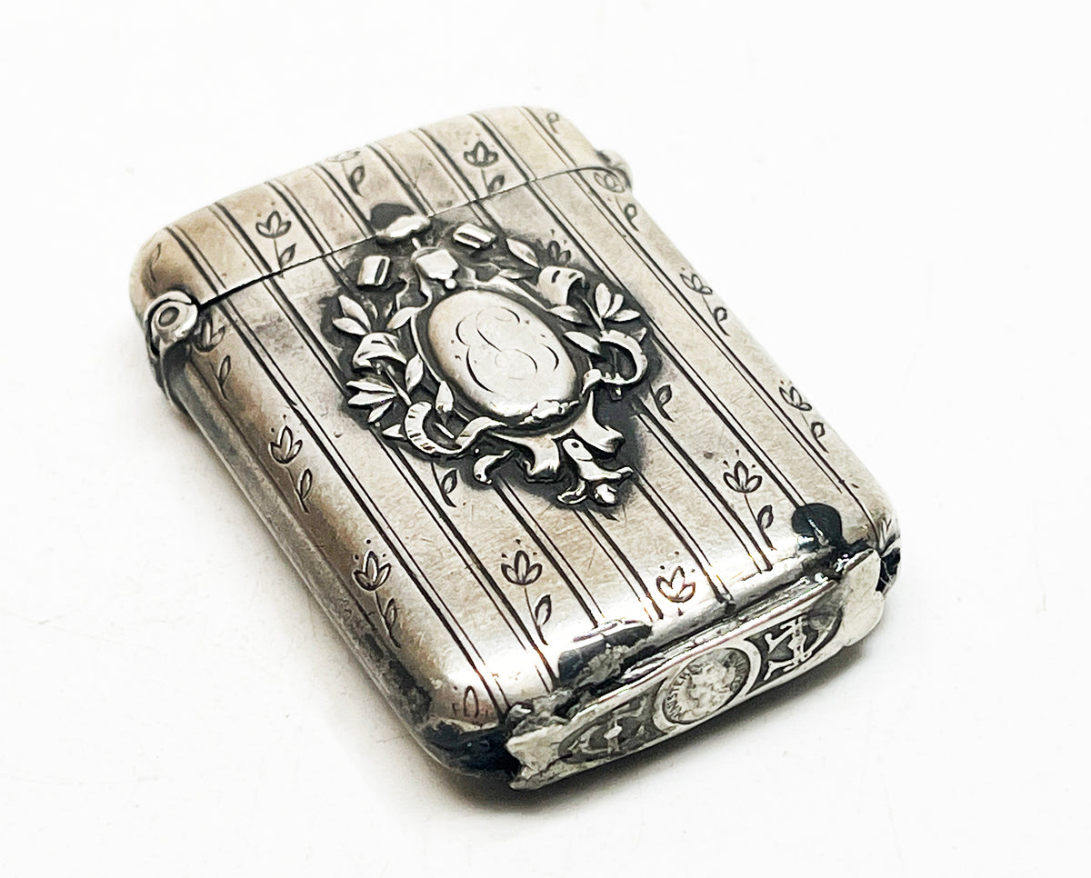 French Vesta Case Lighter Made c 1915