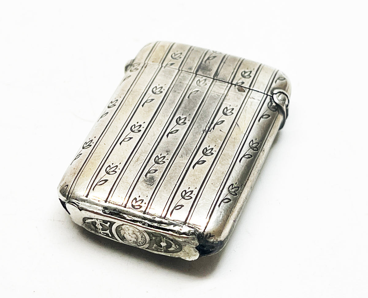 French Vesta Case Lighter Made c 1915
