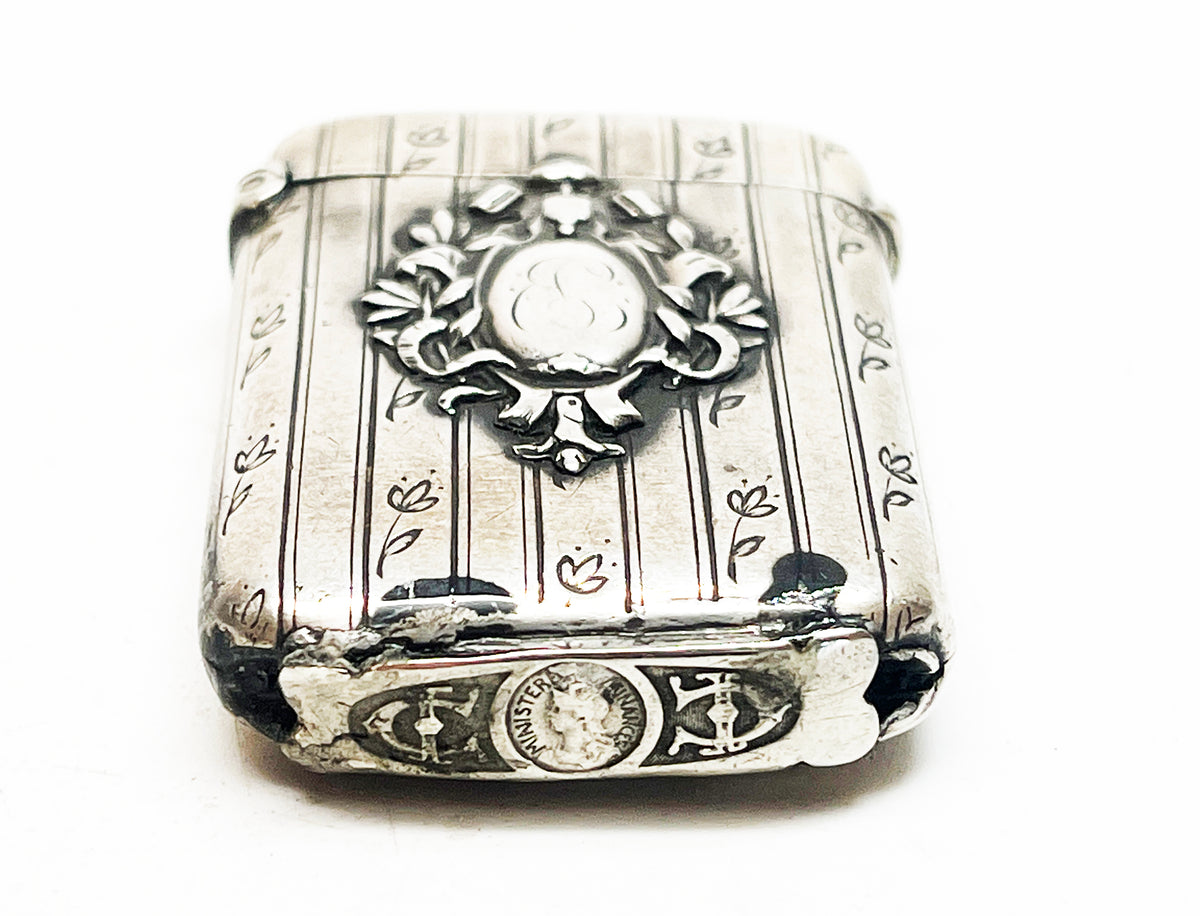 French Vesta Case Lighter Made c 1915