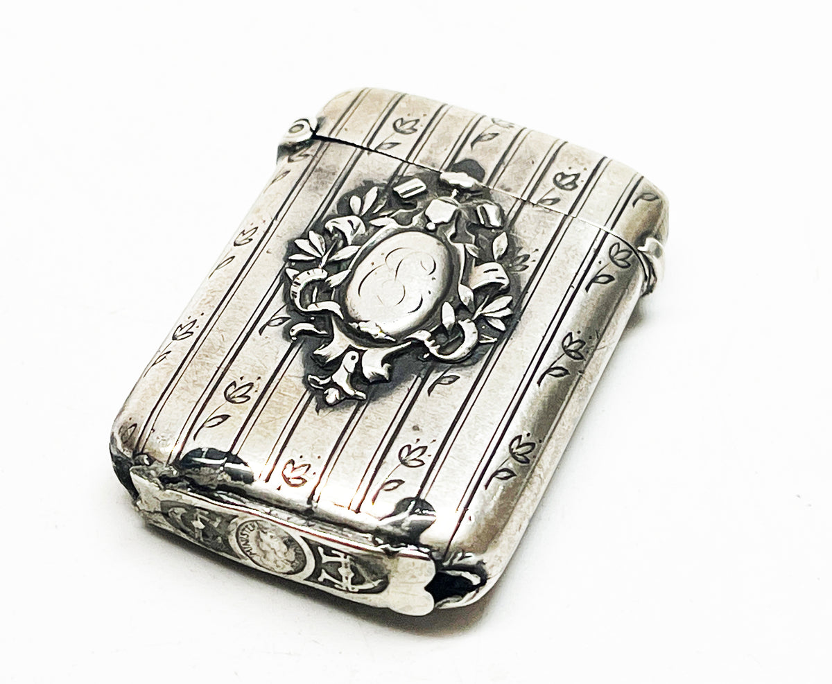 French Vesta Case Lighter Made c 1915