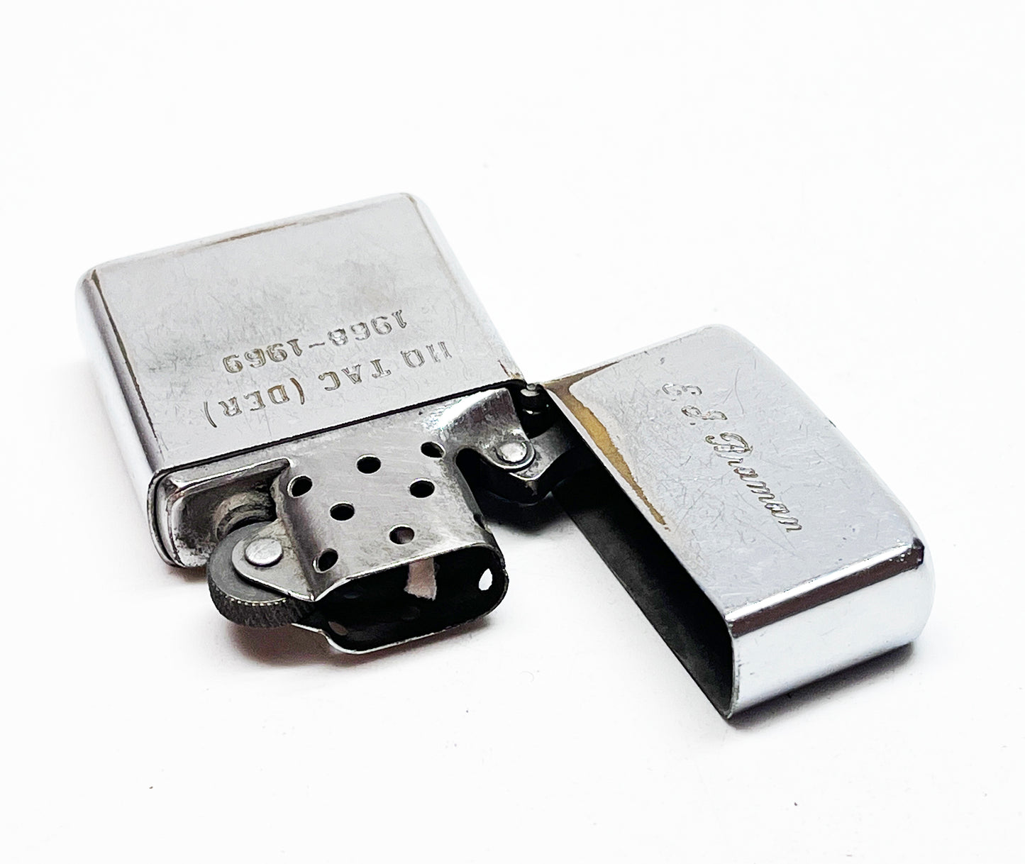 1968 - 1971 Vietnam Zippo Soldier's Lighter with Etchings (Copy)