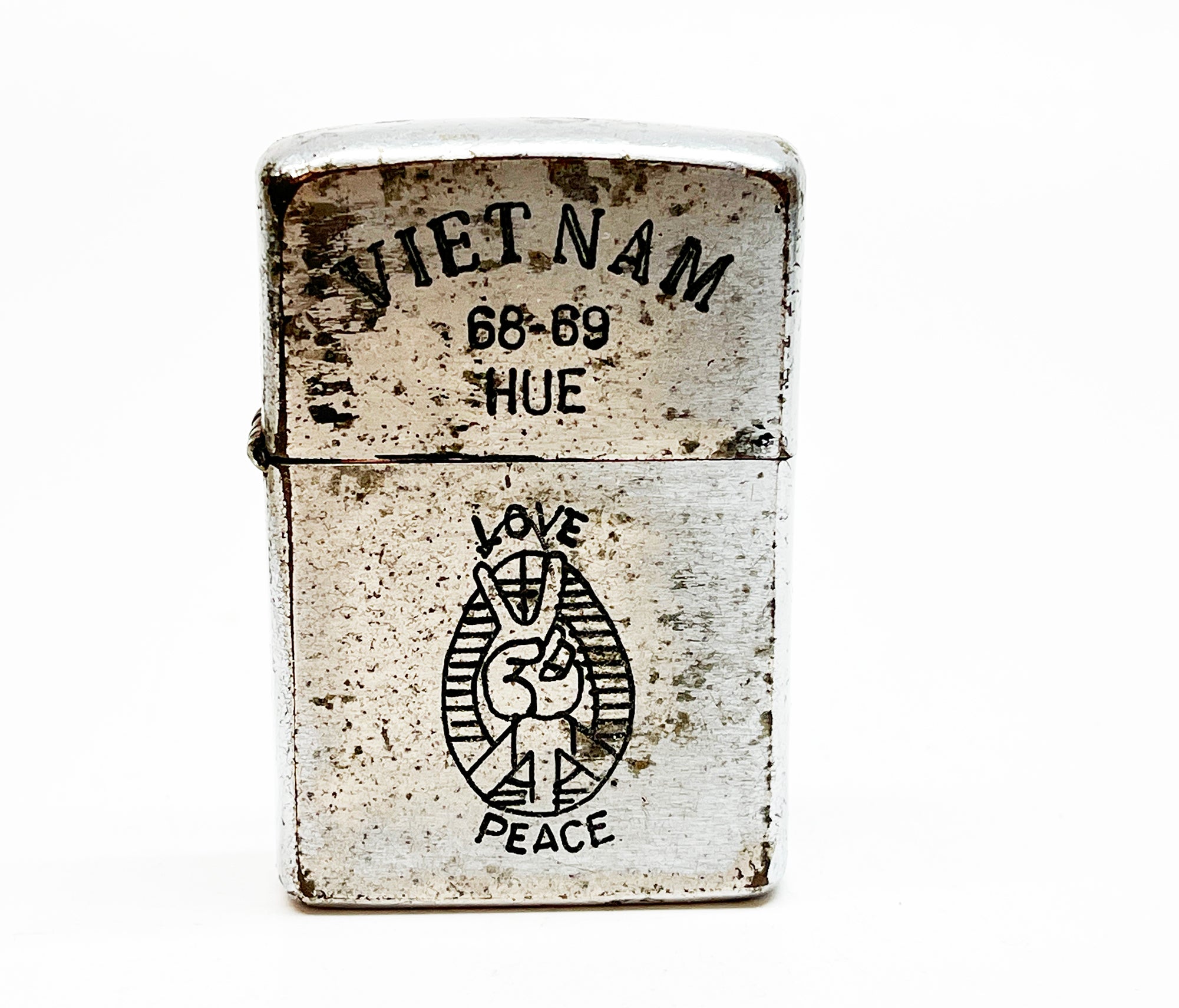Vtg Old Very Rare Military 1968 Zippo Lighter Vietnam War