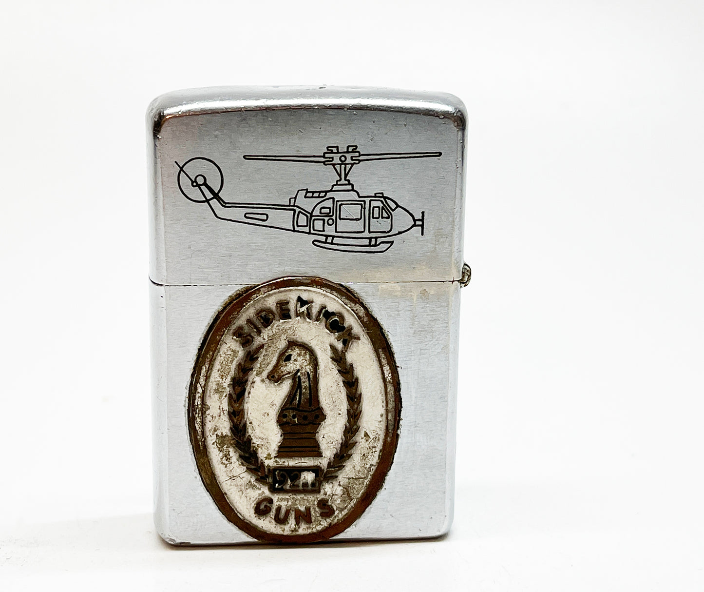 1968 - 1971 Vietnam Zippo Soldier's Lighter with Etchings