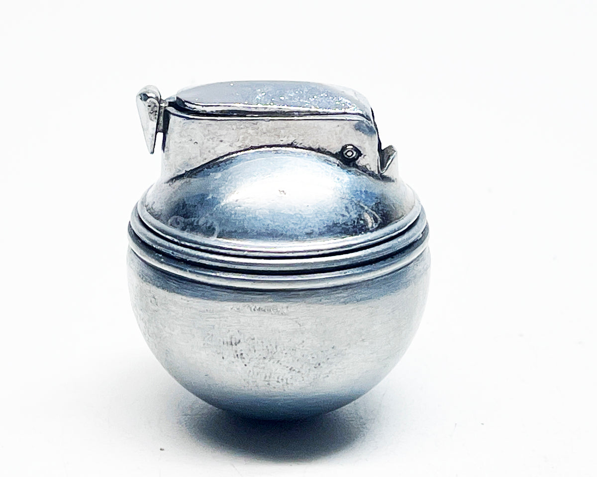 1936 Diecasters of NY Ball-Shaped Semi-Automatic Table Lighter