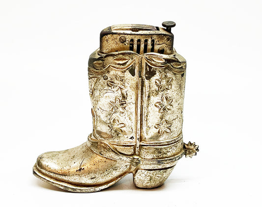 Working 1950s Cowboy Boot Japanese Figural Lighter