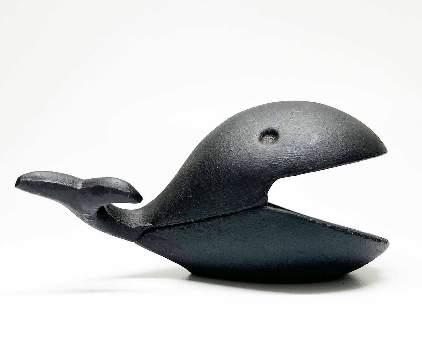1950s Cast Iron Whale Shaped Ashtray