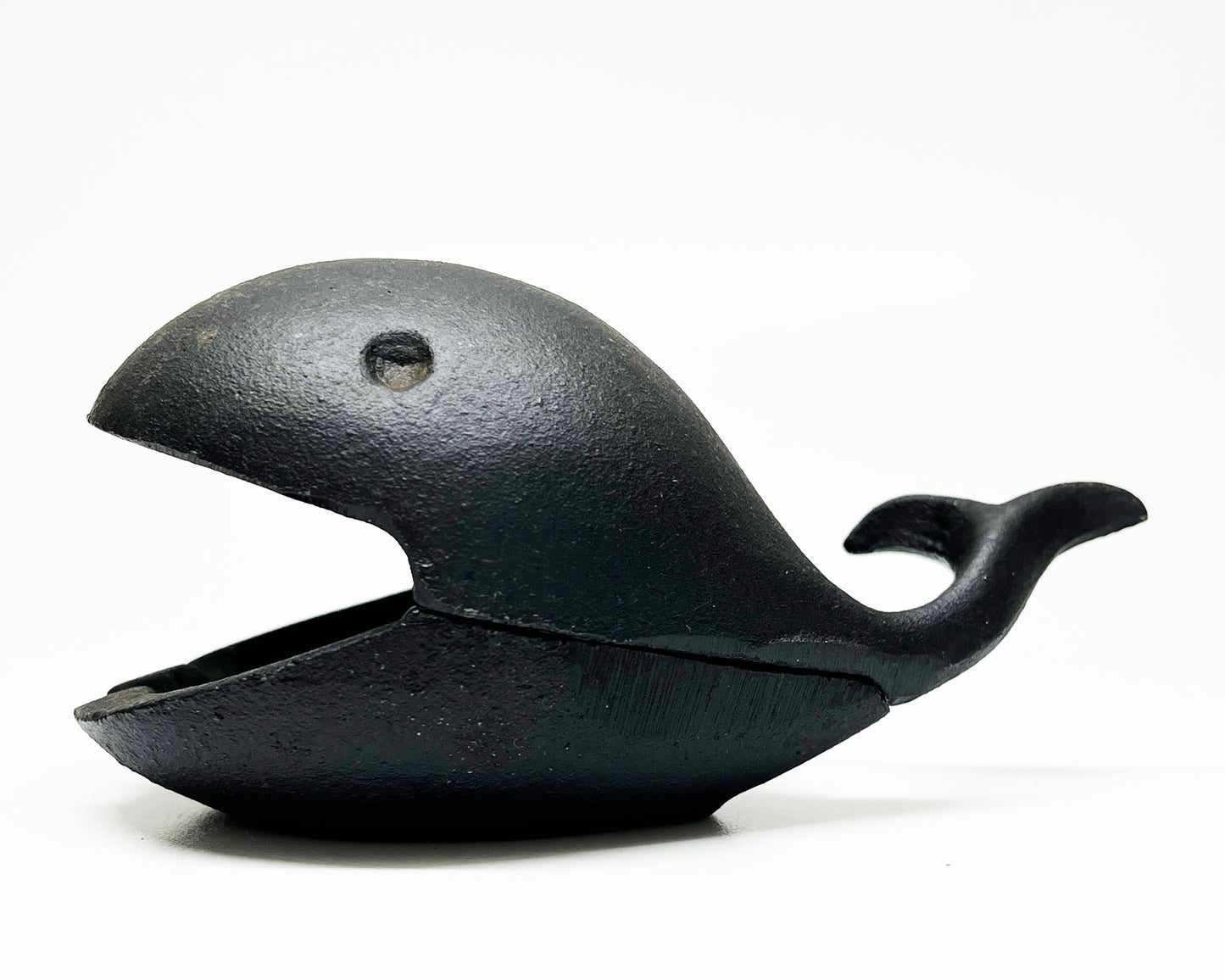 1950s Cast Iron Whale Shaped Ashtray