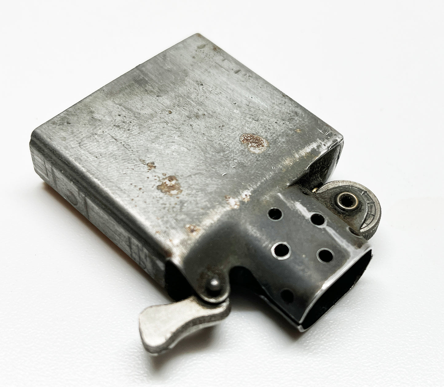 Rare 1943-1945 Black Crackle WWII Zippo with Original Insert