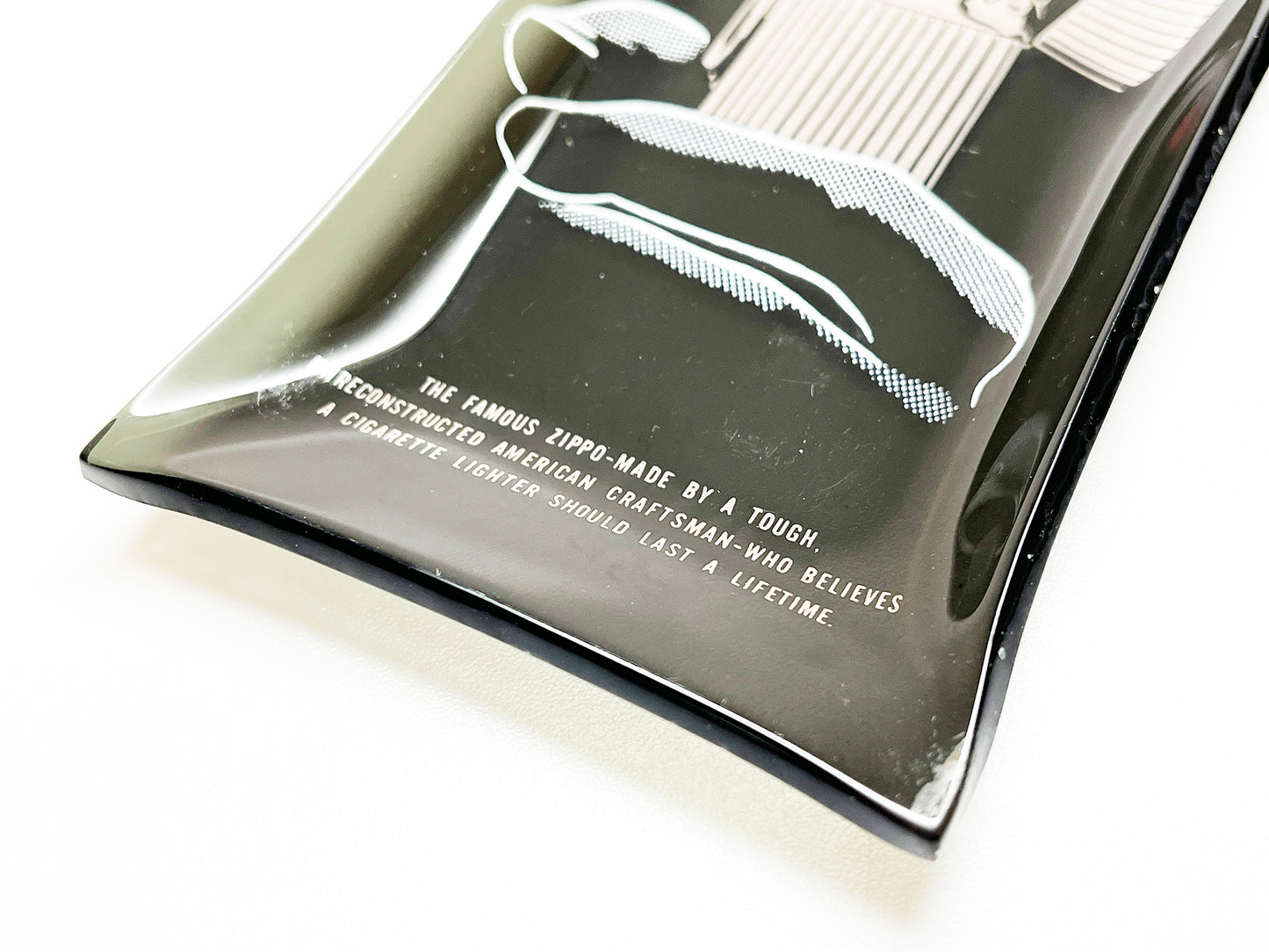 1950s Zippo Glass Employee Gift Ashtray