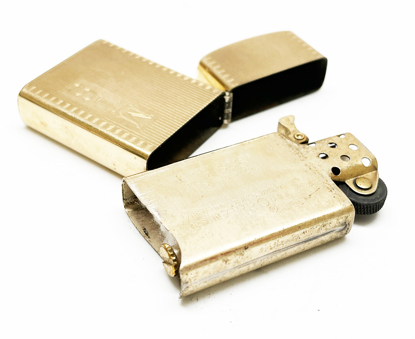 1960 10K Gold Filled Zippo Slim Lighter