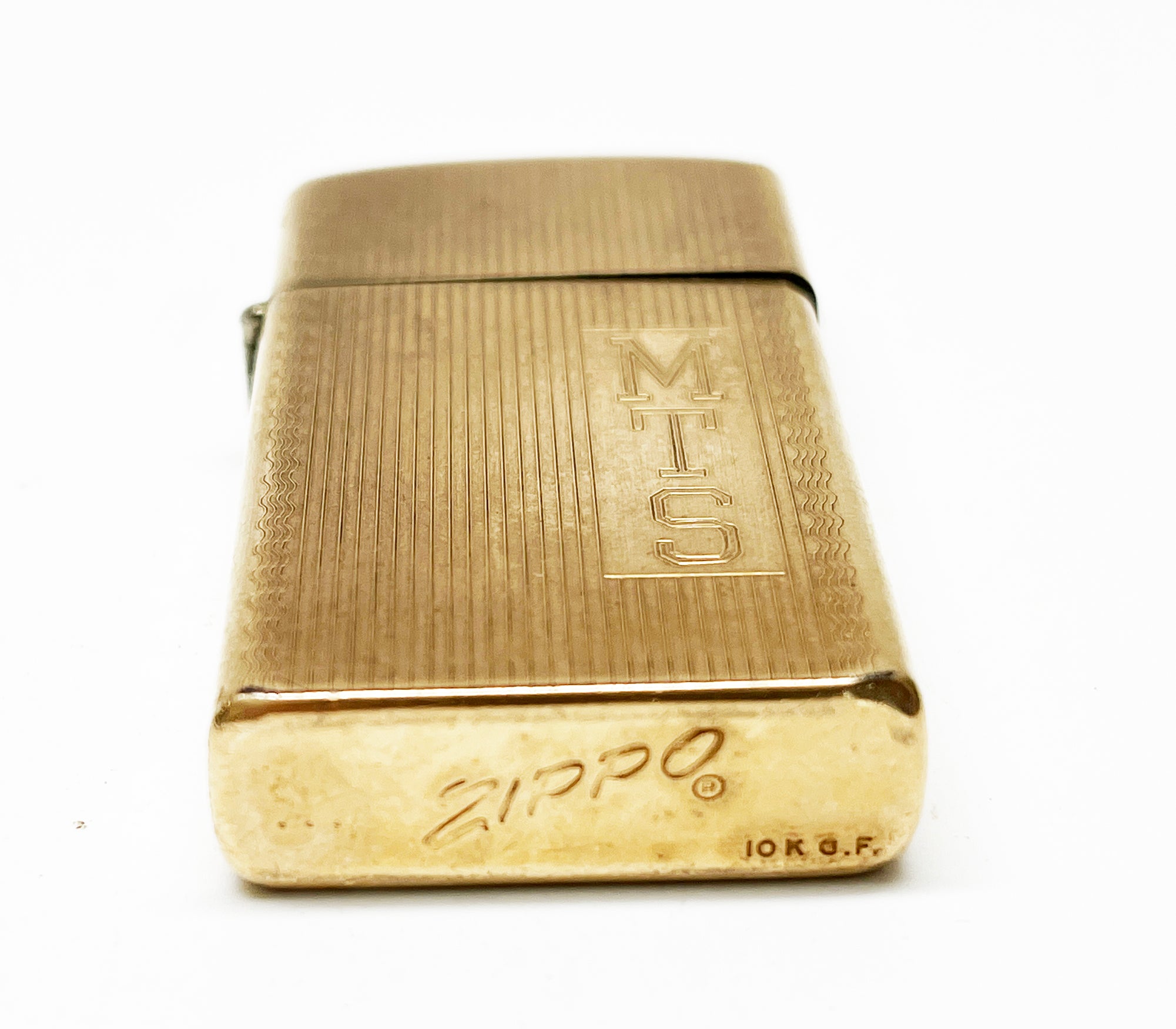 1960 10K Gold Filled Zippo Slim Lighter