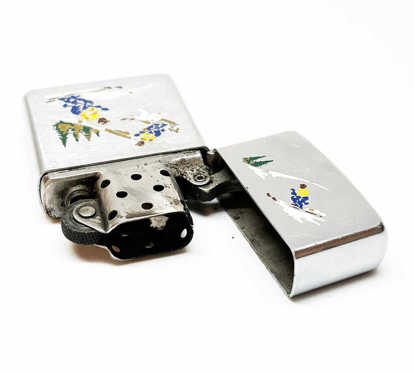 1970 Zippo Skiing Lighter