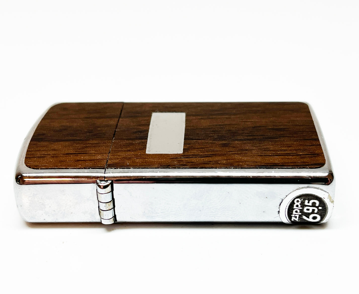 1978 Wood Grain Zippo Slim in Original Box