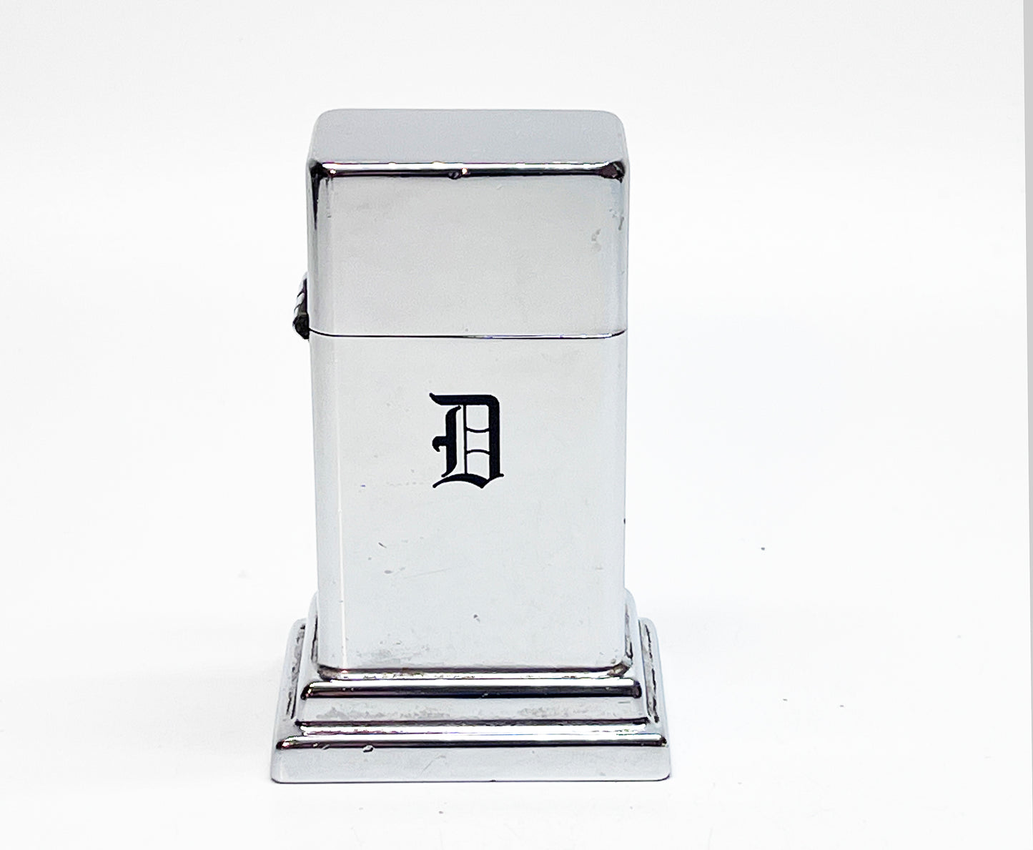 Zippo Barcroft Model Three Table Foundry Advertising Lighter