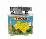 1950s Texas Lonestar State Souvenir Enameled Lighter