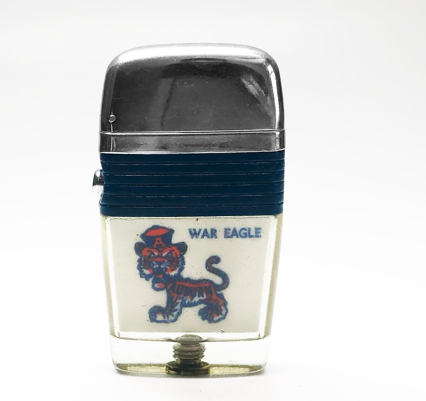 Auburn Tigers 1960s College NCAA Alabama Football Scripto Lighter with Box and Bag