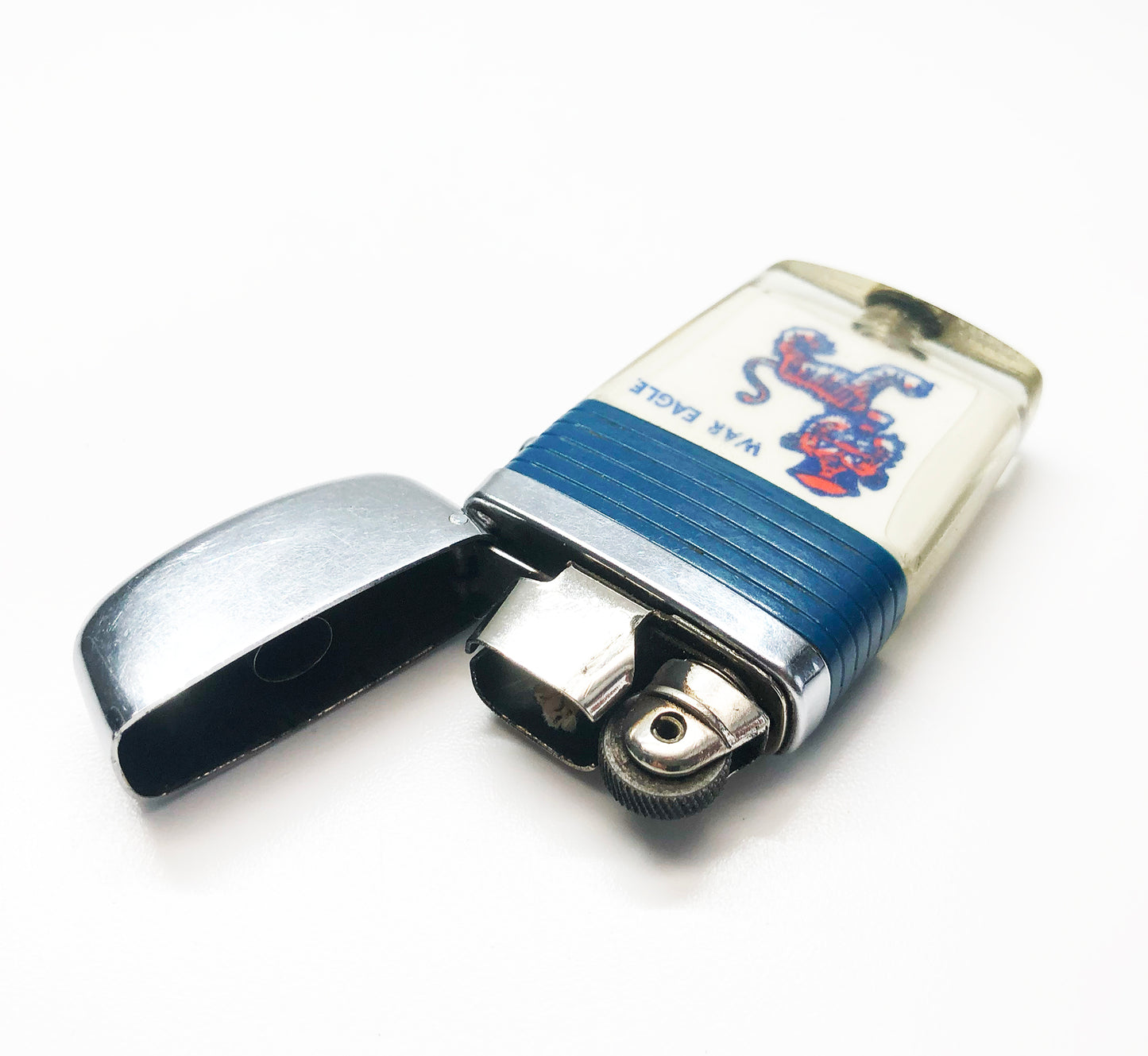 Auburn Tigers 1960s College NCAA Alabama Football Scripto Lighter with Box and Bag