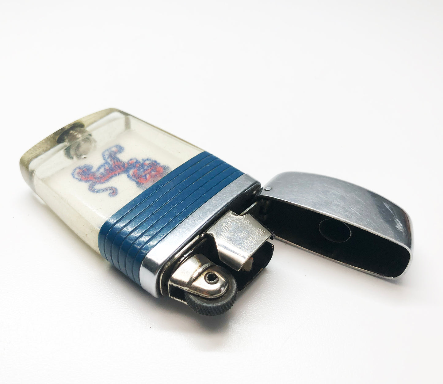 Auburn Tigers 1960s College NCAA Alabama Football Scripto Lighter with Box and Bag