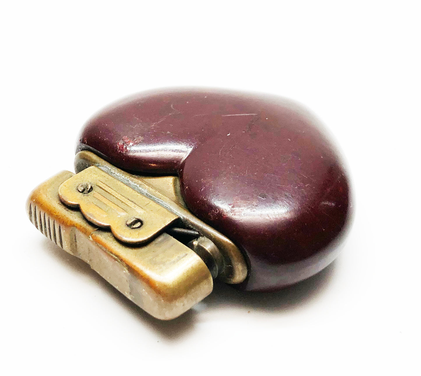 1930s Antique German Bakelite Figural Heart Lighter