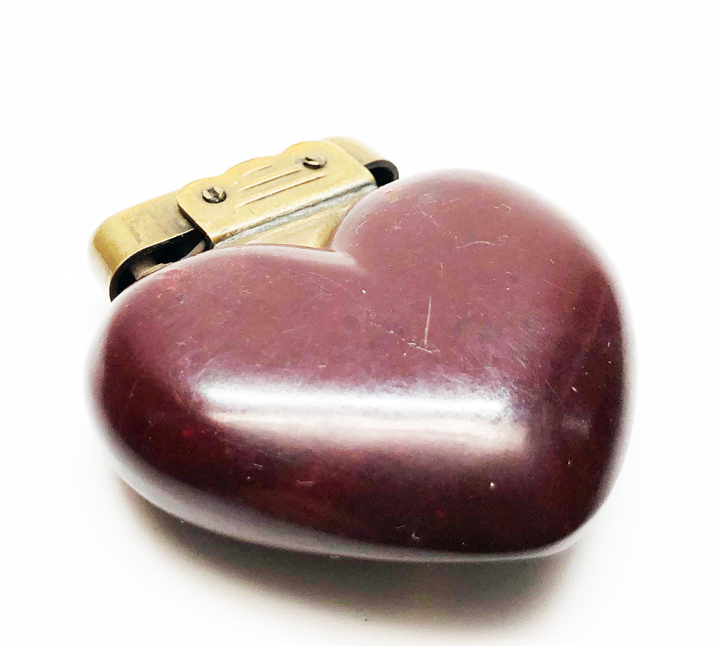 1930s Antique German Bakelite Figural Heart Lighter