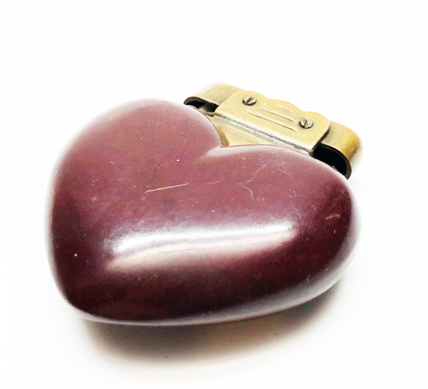1930s Antique German Bakelite Figural Heart Lighter