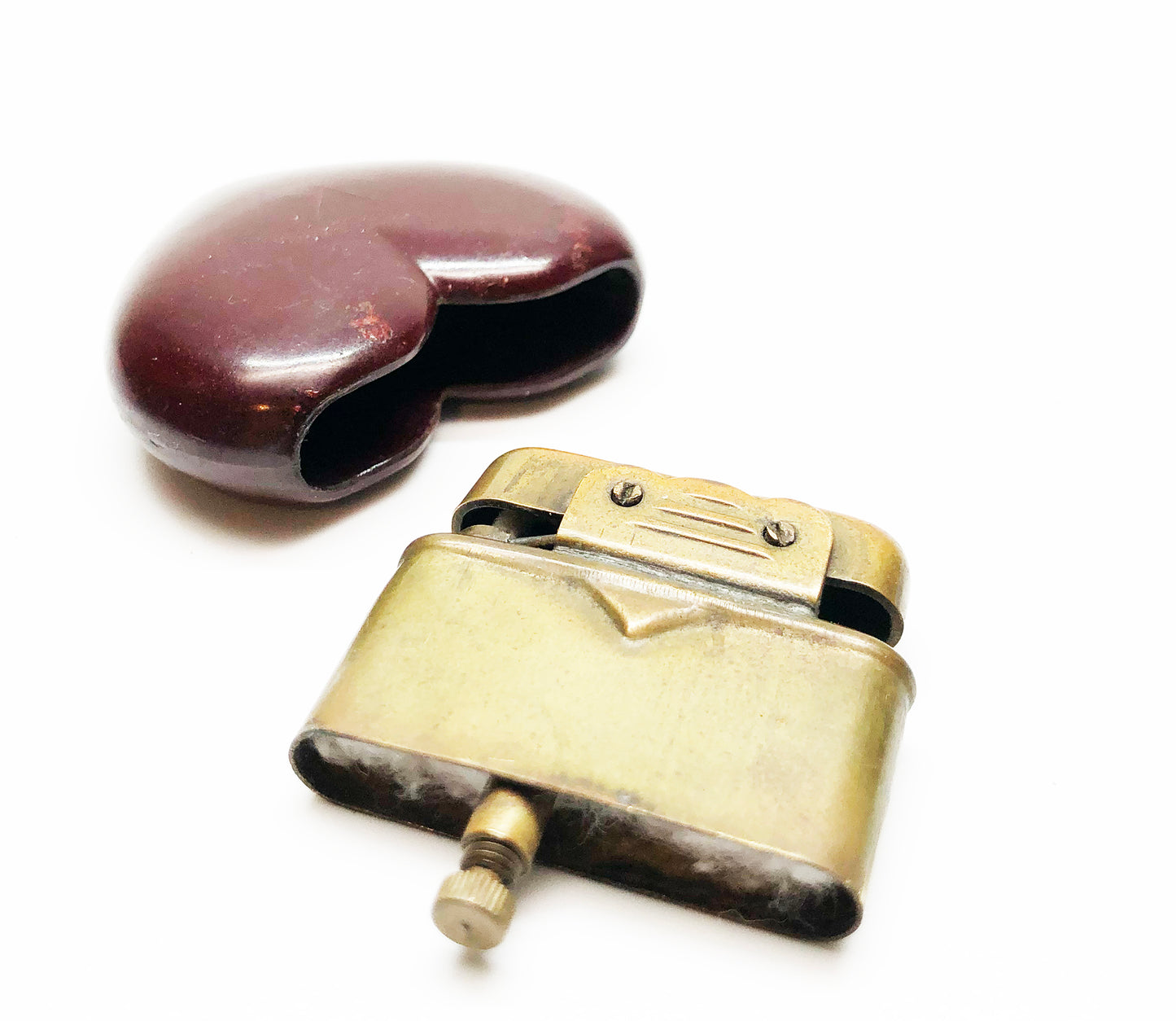 1930s Antique German Bakelite Figural Heart Lighter
