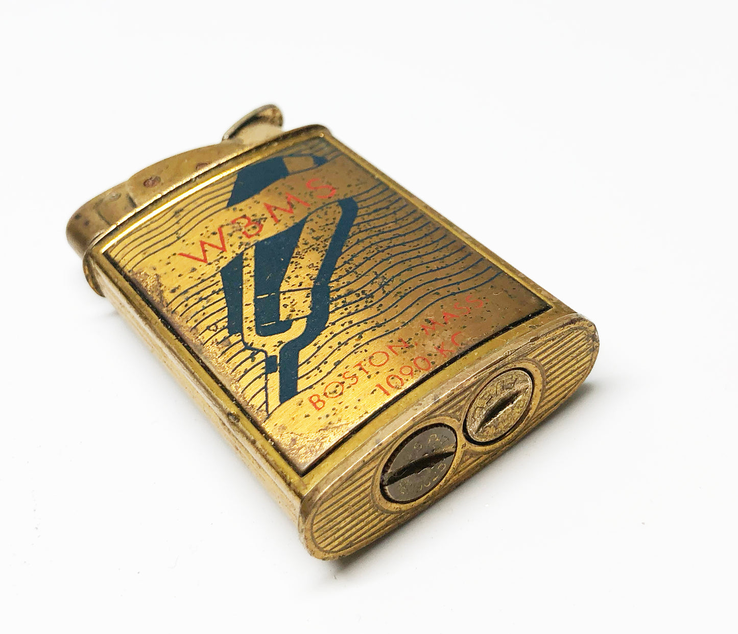 1940s Boston Radio Station Advertising Evans Lighter
