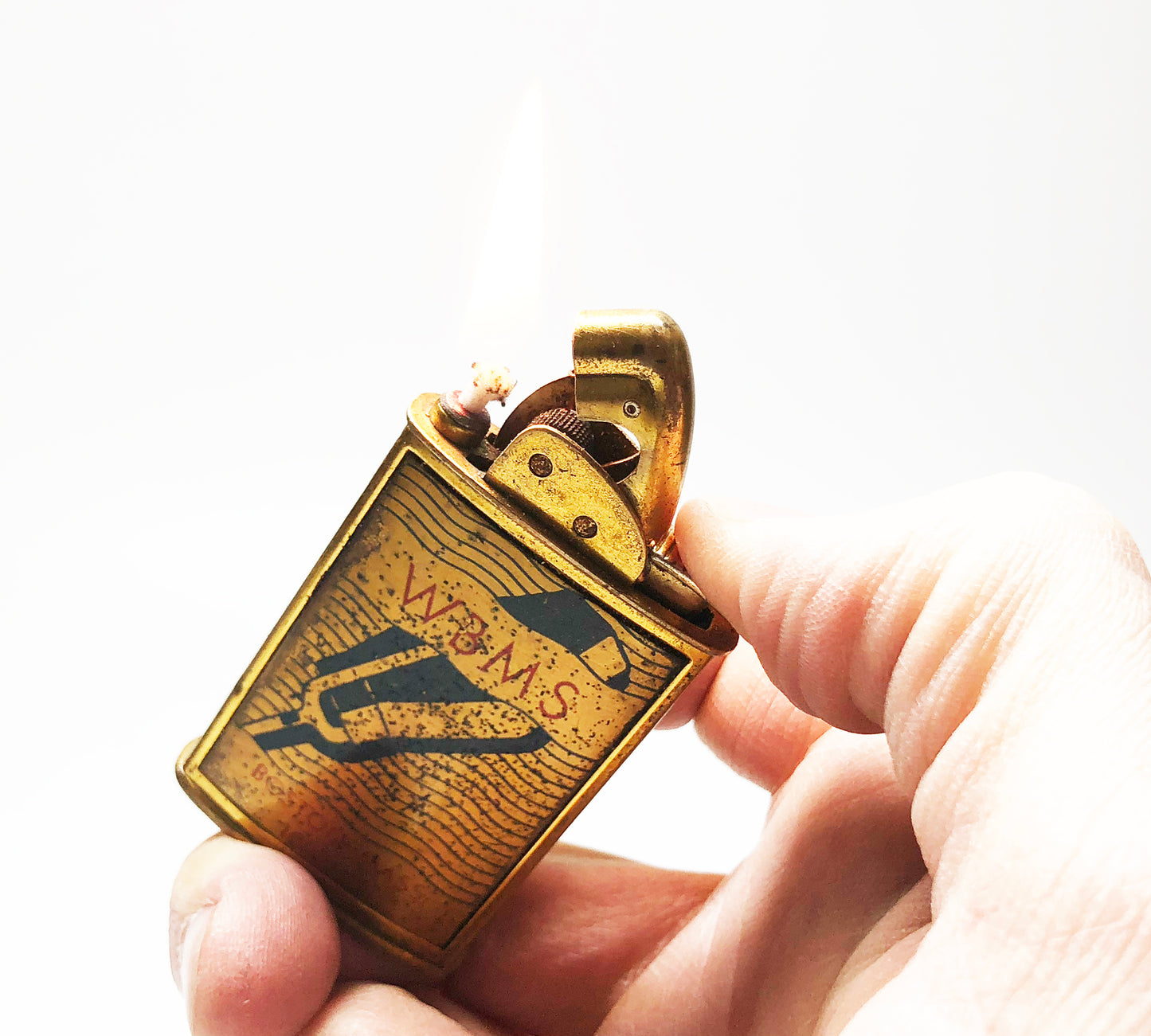 1940s Boston Radio Station Advertising Evans Lighter