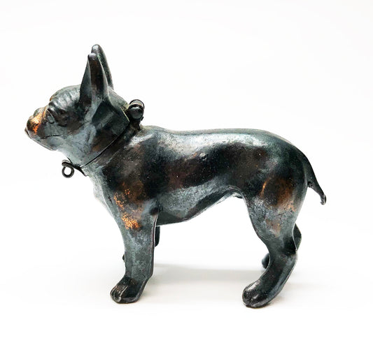1912 MEB Figural Bronze Dog Lighter Made in Austria