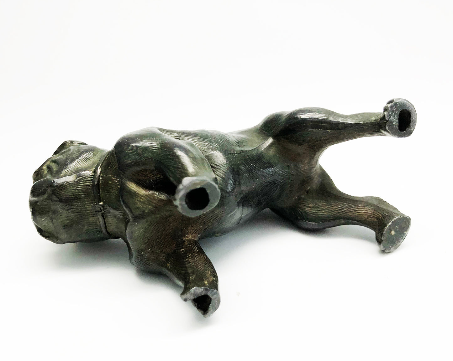 1950s Metal Bulldog Table Lighter