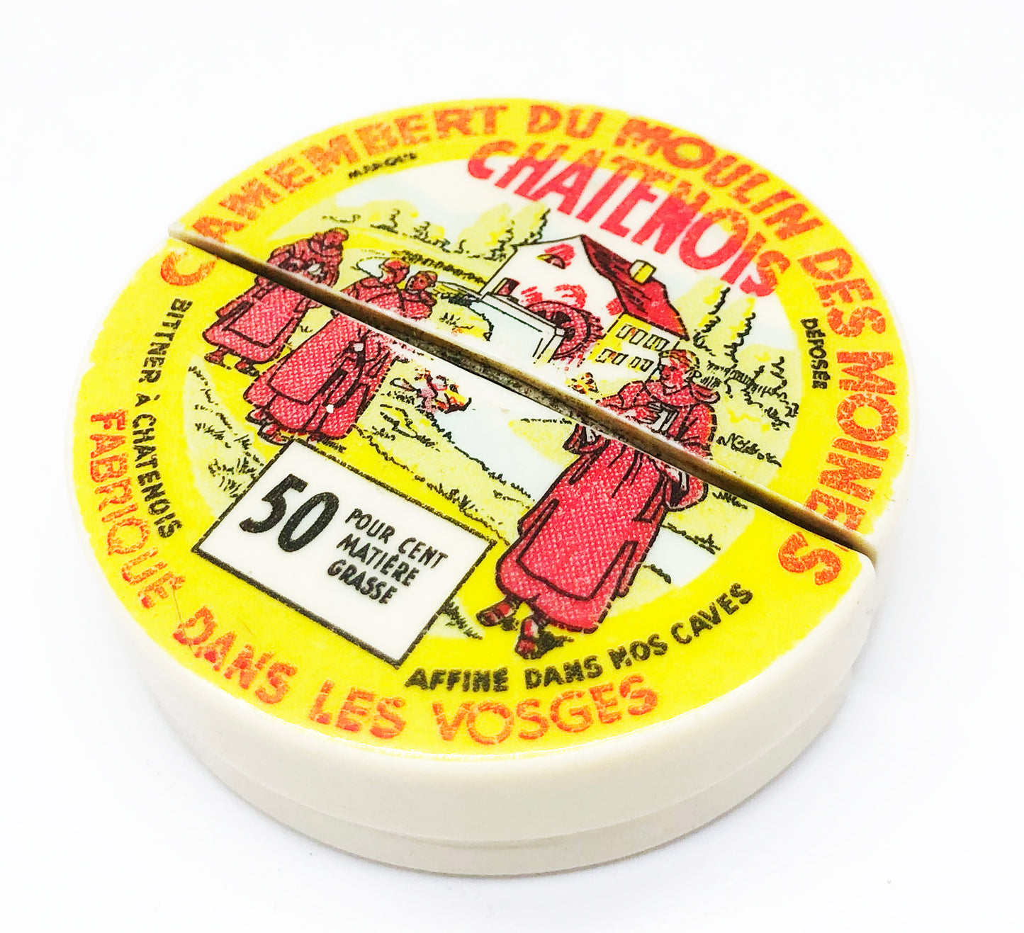1940s Chatenois Camembert Cheese Advertising Lighter