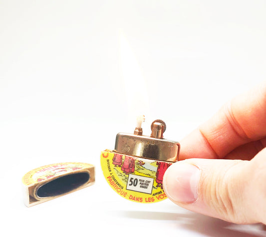 1940s Chatenois Camembert Cheese Advertising Lighter