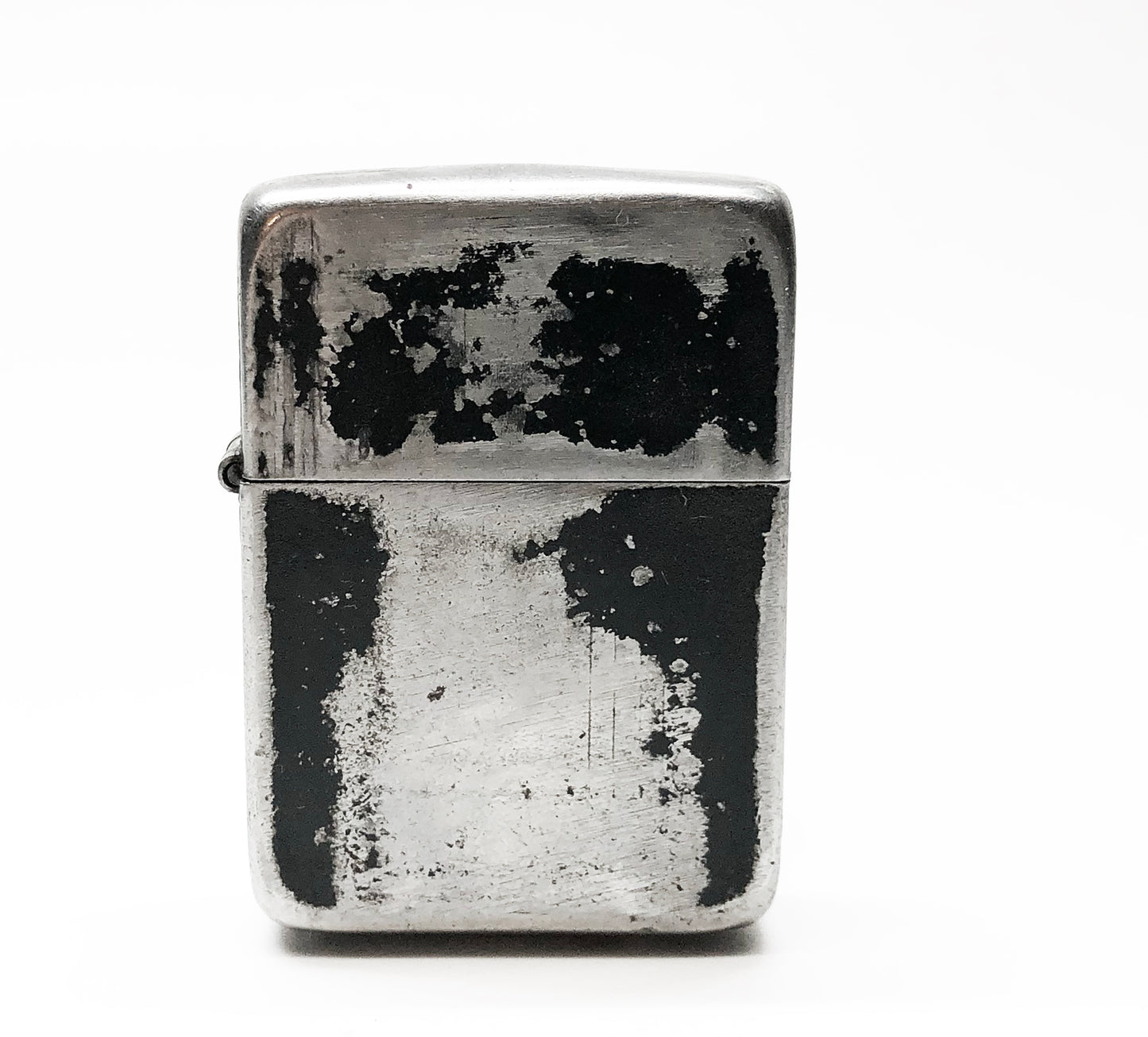 Rare 1943-1945 Black Crackle WWII Three-Barrel Zippo