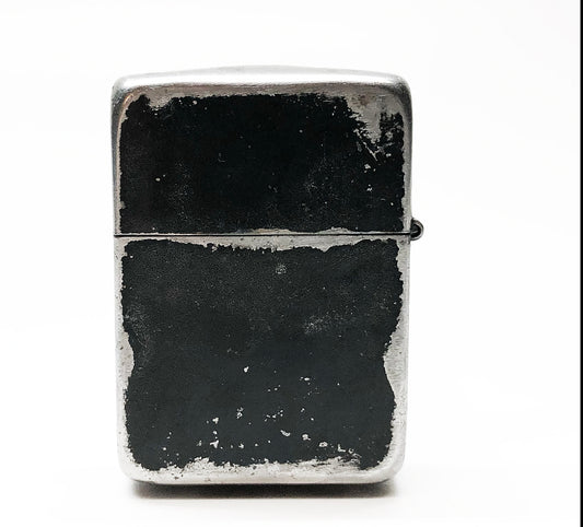 Rare 1943-1945 Black Crackle WWII Three-Barrel Zippo